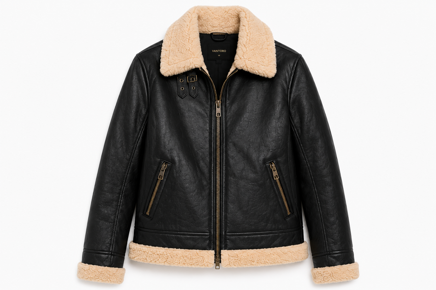 Women's Vantoro Shearling Aviator Leather Jacket