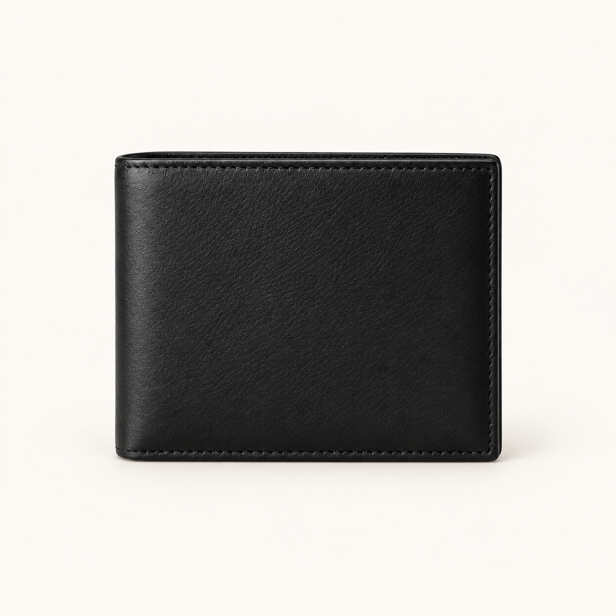 Vantoro black leather bifold wallet – view 2