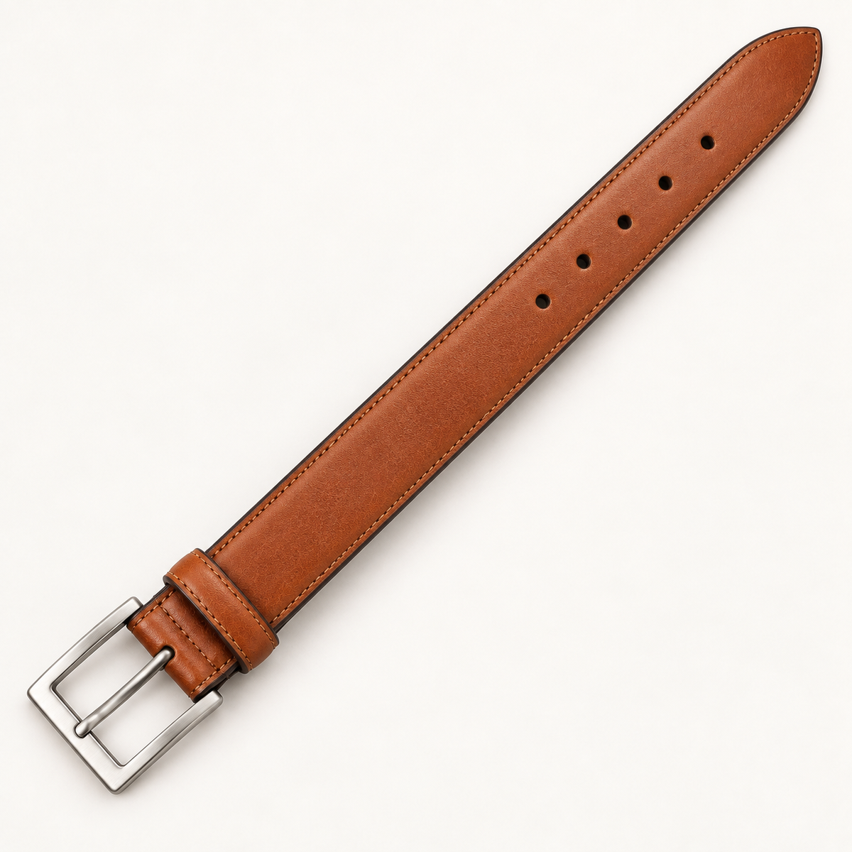Vantoro classic tan leather belt – view 4